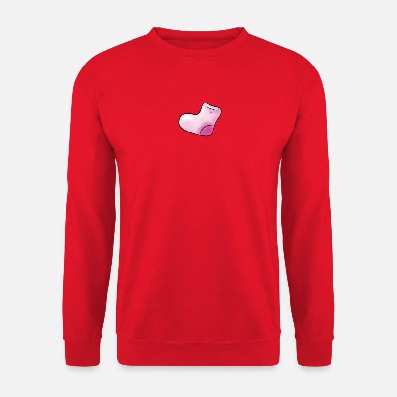 rosa Söckchen - Unisex Pullover - Rot