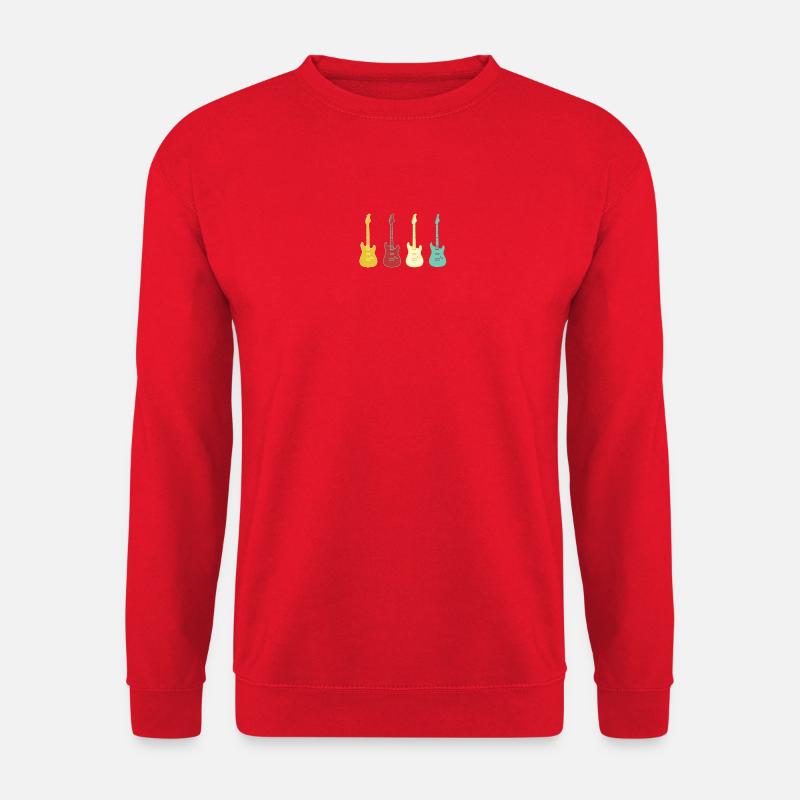 Popgitarren - Unisex Pullover - Rot