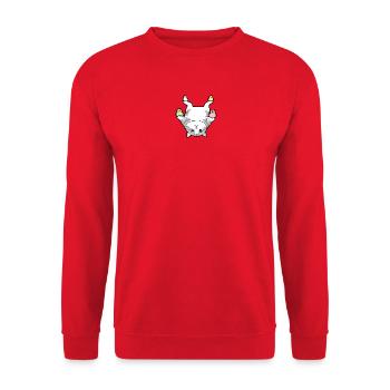 Zirkus Chatatouille - Unisex Pullover - Rot - Vorne - Alina (178cm) & Michal (187cm)