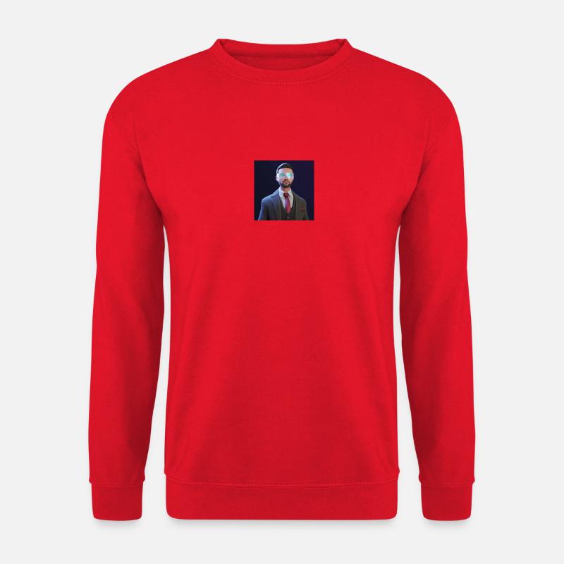 HACKER FOR BITCOIN - Unisex Pullover - Rot