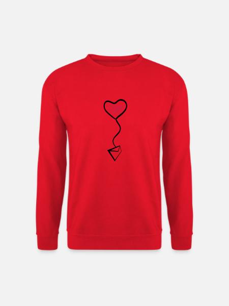 valentinsmail - Unisex Pullover - Rot