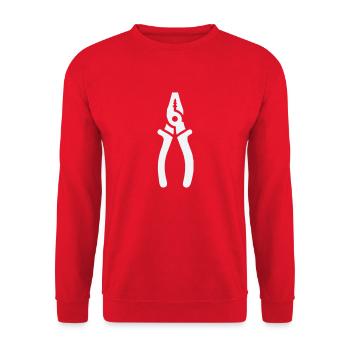 Pince à outils - Sweat-shirt Unisexe - rouge - Devant - Alina (178cm) & Michal (187cm)