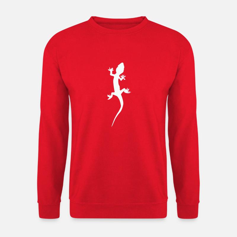 Gecko Lizard - Unisex Sweatshirt - red
