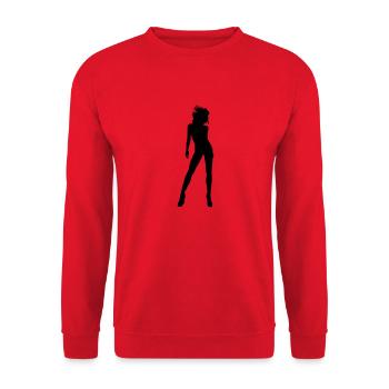 tänzerin - Unisex Pullover - Rot - Vorne - Alina (178cm) & Michal (187cm)