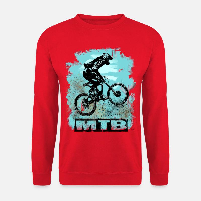 MTB Bike - Unisex Pullover - Rot