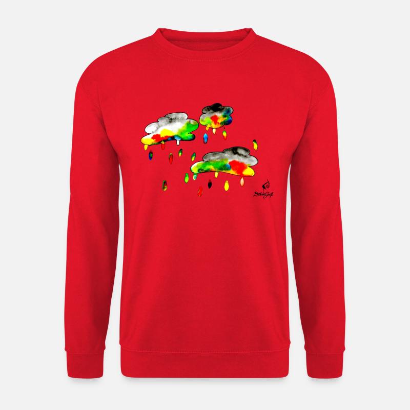 Farbenregen - Unisex Pullover - Rot