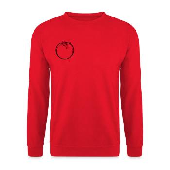 Tomato - Unisex Sweatshirt - red - Front - Alina (178cm) & Michal (187cm)