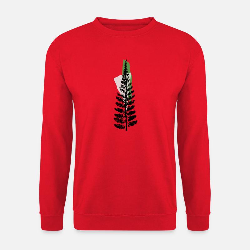 Leaf - Unisex Sweatshirt - red