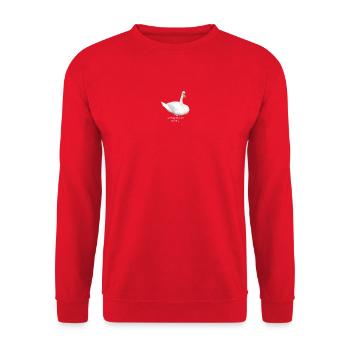 Vergässe was isch gscheh - Unisex Pullover - Rot - Vorne - Alina (178cm) & Michal (187cm)