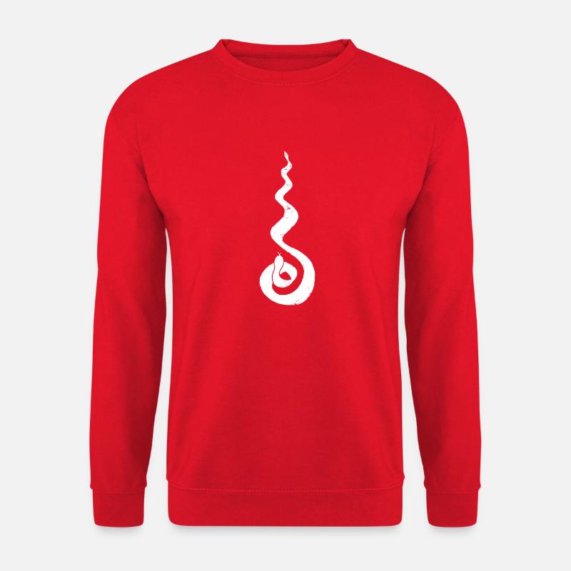 Eine flammende Schlange - Unisex Pullover - Rot