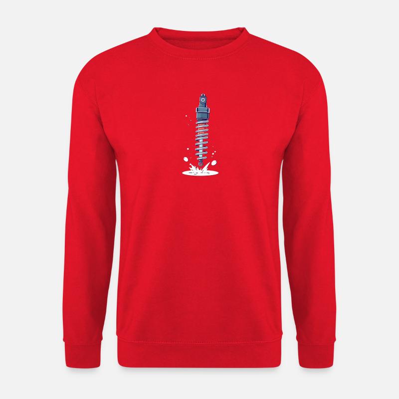 Cartoon Stoßdämpfer - Unisex Pullover - Rot