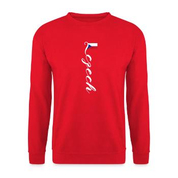 Tschechien - Unisex Pullover - Rot - Vorne - Alina (178cm) & Michal (187cm)