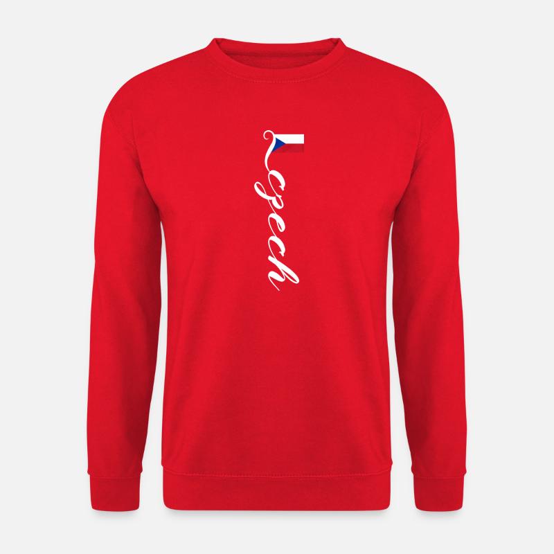 Czechy - Bluza unisex - czerwony