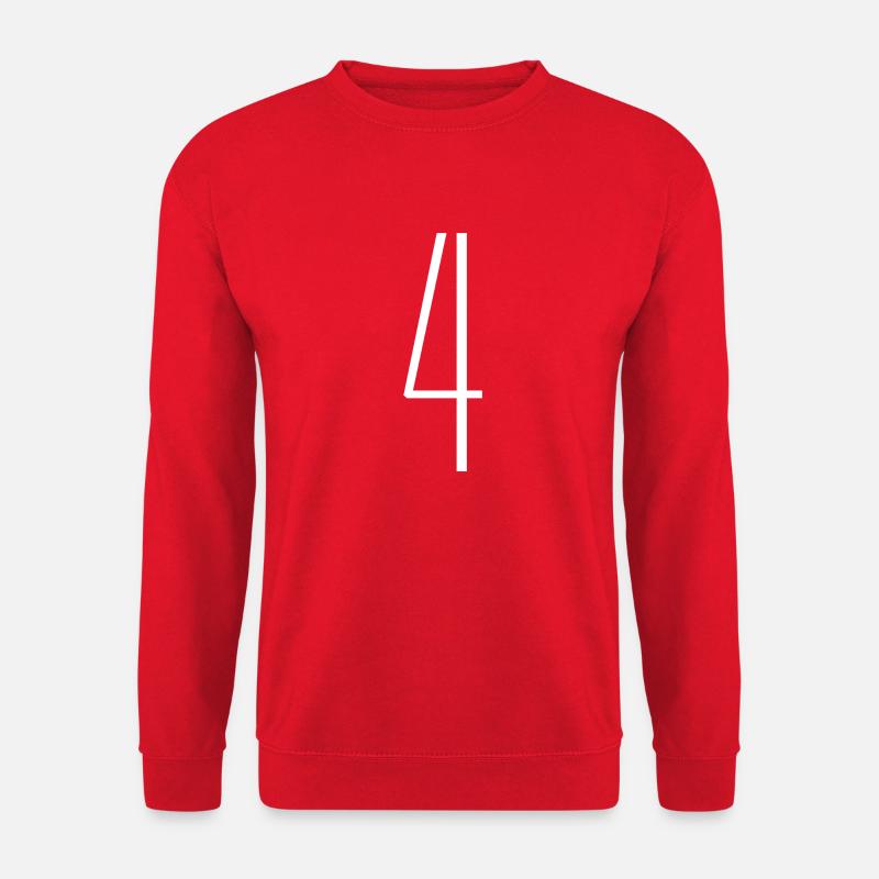 4 - Unisex Pullover - Rot