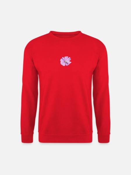 Lilas fleur aquarelle - Sweat-shirt Unisexe - rouge