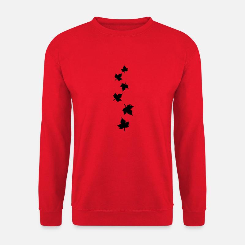 ahorn_blaetter_t1 - Unisex Pullover - Rot