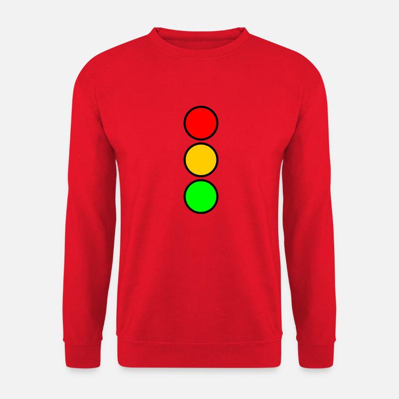Feu de circulation 02 - Sweat-shirt Unisexe - rouge