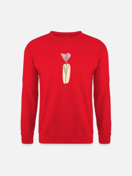 Flower - Unisex Sweatshirt - red