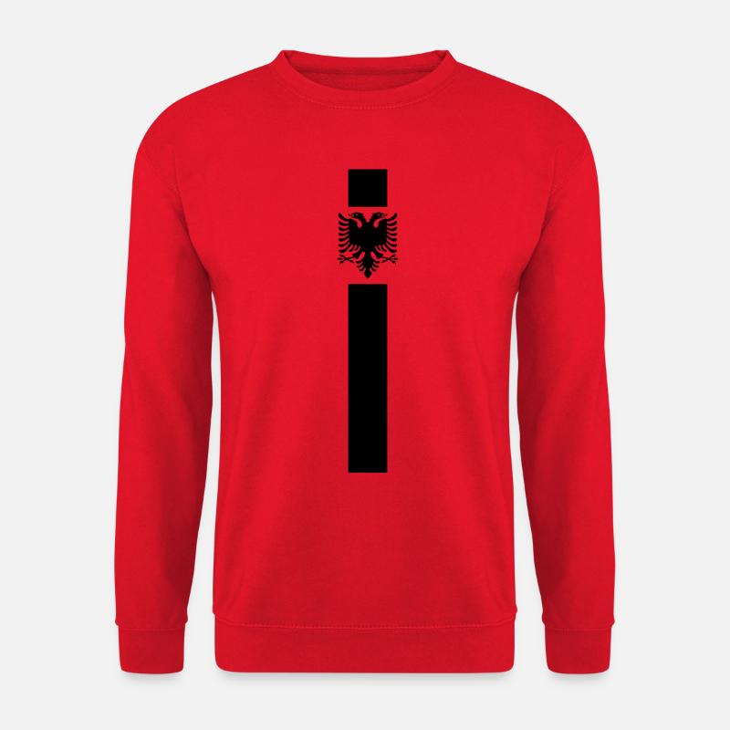 Albanisches T-Shirt - Unisex Pullover - Rot