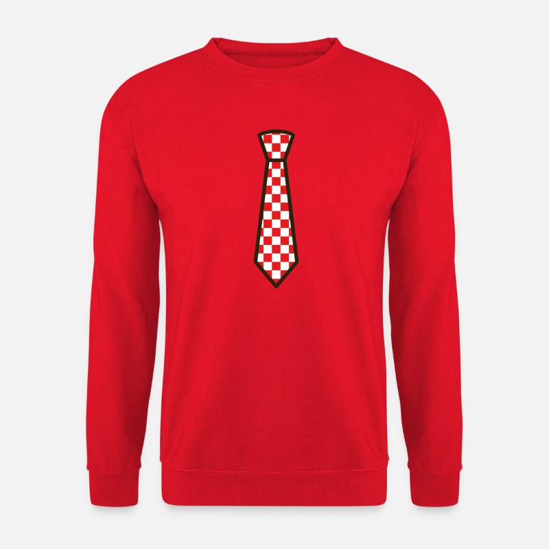 Kroatische Verbindungen Kravata - Unisex Pullover - Rot