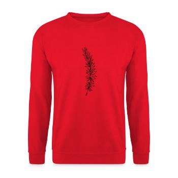 Florist Flower Plant Nature Gardener - Unisex Sweatshirt - red - Front - Alina (178cm) & Michal (187cm)