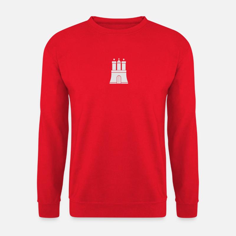 Hamburg Symbol Hamburger Wappen - Unisex Pullover - Rot