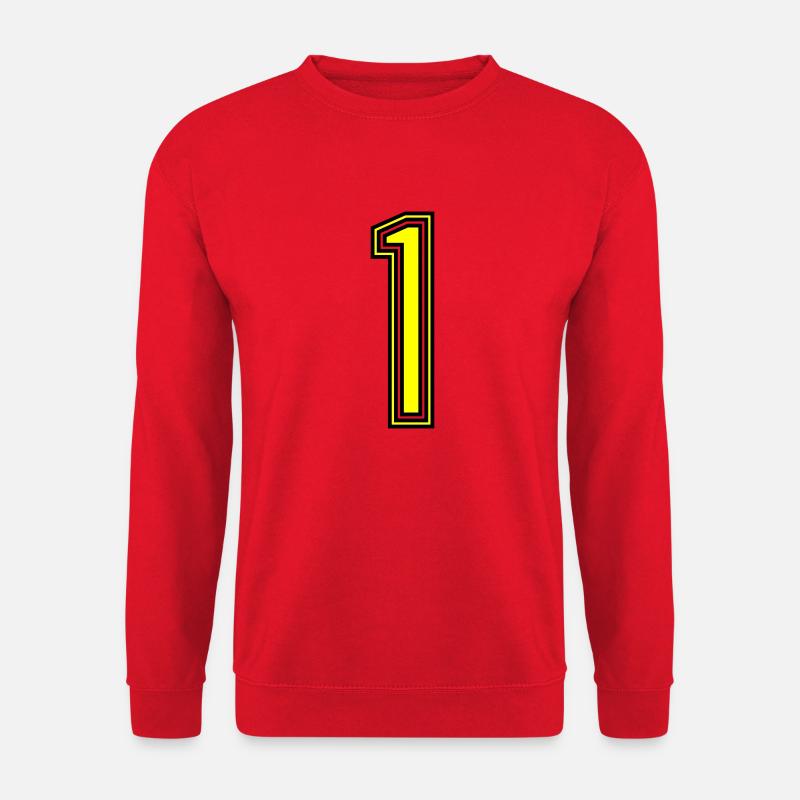 1 - Unisex Pullover - Rot