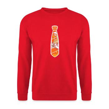 Thanksgiving Père Papa Grand-père Papy - Sweat-shirt Unisexe - rouge - Devant - Alina (178cm) & Michal (187cm)