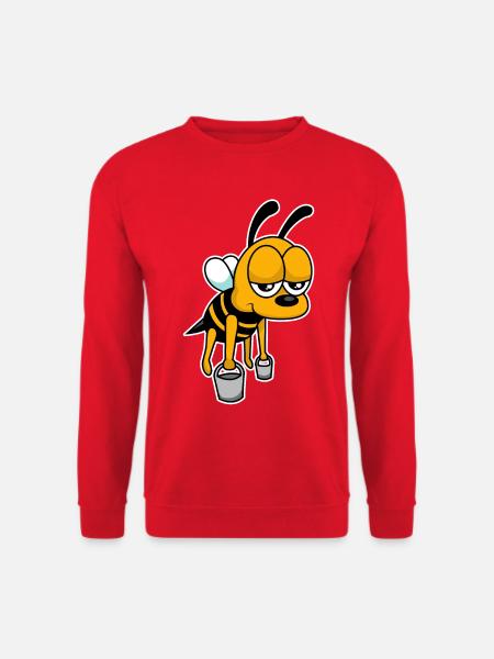 Worker bee - design - Unisex Sweatshirt - red