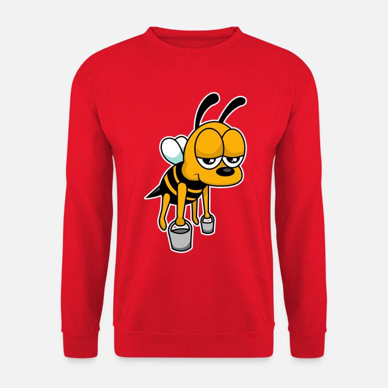 Abeille ouvrière - design - Sweat-shirt Unisexe - rouge