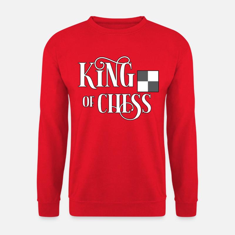 Schach Schachkönig - Unisex Pullover - Rot