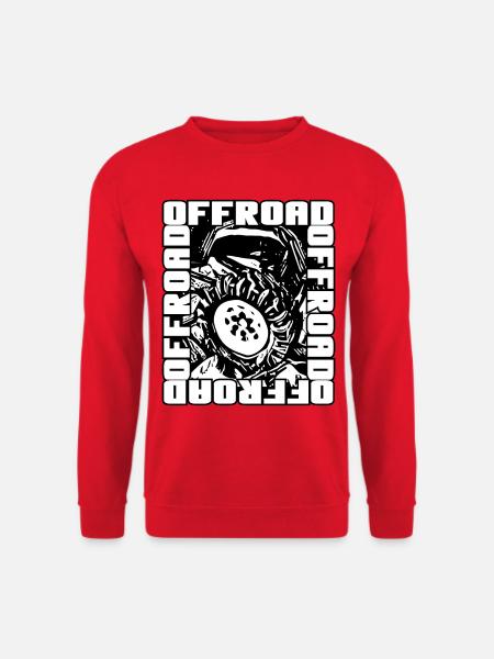 Offroad Truck 4x4 - Unisex Sweatshirt - red