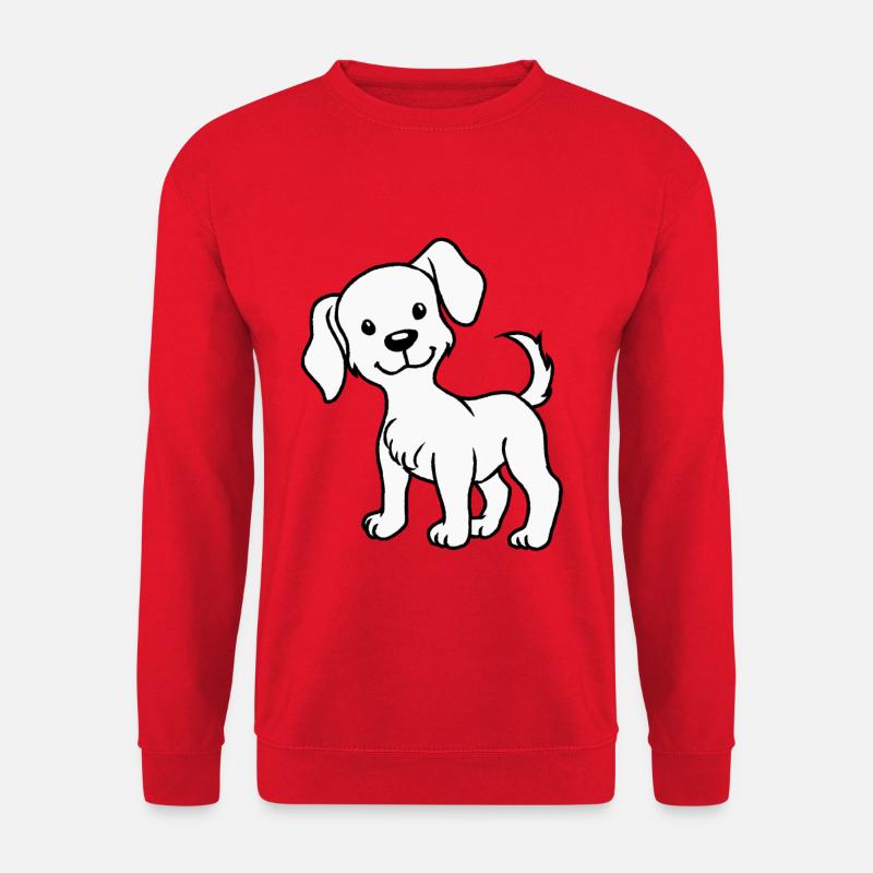 Hund Haustiere Hunde Kinder Hundeliebhaber Kind - Unisex Pullover - Rot