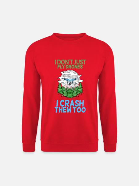 Drohne - Unisex Pullover - Rot