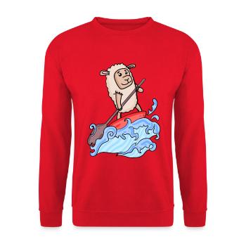 SUP - Stand Up Paddling Paddleboard - Sweat-shirt Unisexe - rouge - Devant - Alina (178cm) & Michal (187cm)