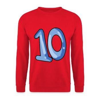 10 - Sweat-shirt Unisexe - rouge - Devant - Alina (178cm) & Michal (187cm)