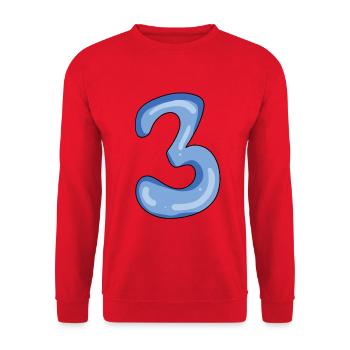 3 - Sweat-shirt Unisexe - rouge - Devant - Alina (178cm) & Michal (187cm)