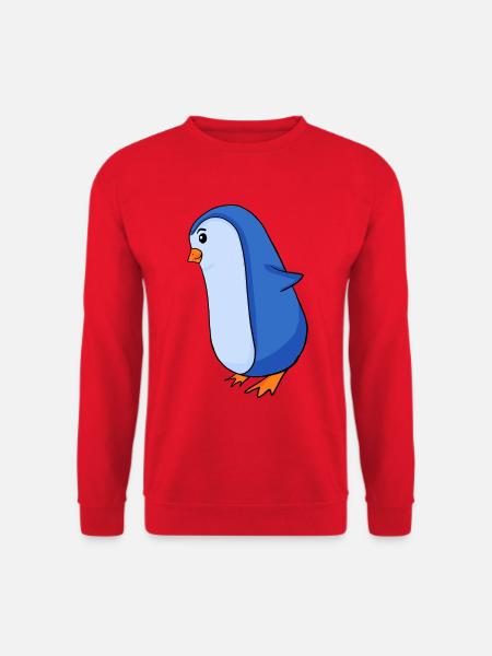 Penguin - Unisex Sweatshirt - red