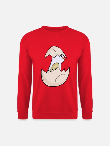 Bébé Pigeon - Bébé Oiseau - Sweat-shirt Unisexe - rouge