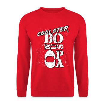 Opa Bonusopa - Unisex Pullover - Rot - Vorne - Alina (178cm) & Michal (187cm)