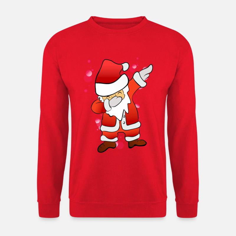 Dabbing Nikolaus - Unisex Pullover - Rot
