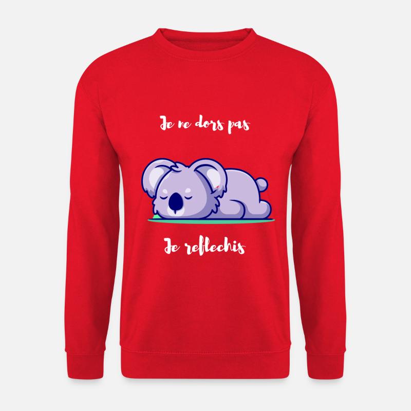 Halten Sie die Koalax-Stimmung aufrecht. - Unisex Pullover - Rot