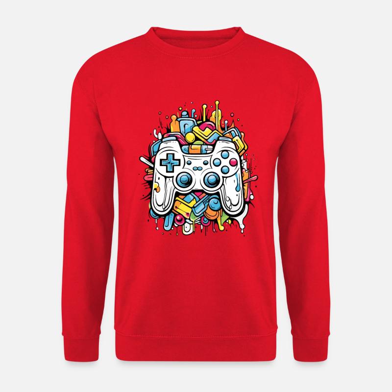 Game Controller - Unisex Pullover - Rot