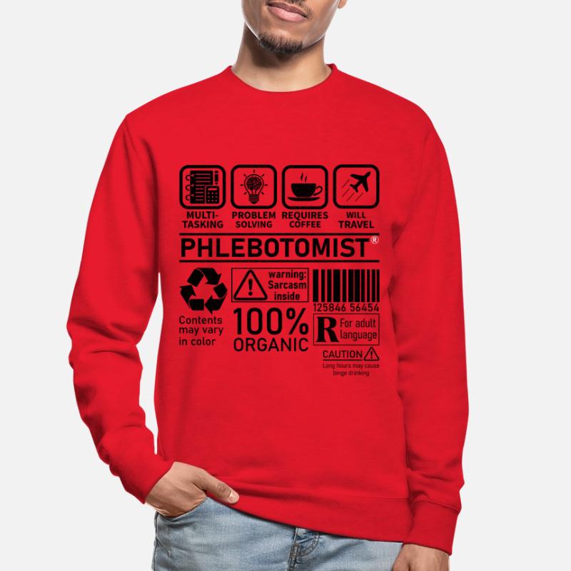 Phlebotomist multi tasking problem solving Unisex Sweatshirt