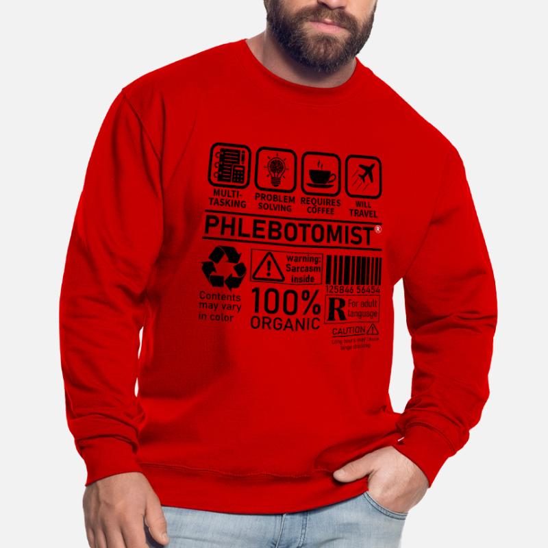 Phlebotomist multi tasking problem solving Unisex Sweatshirt