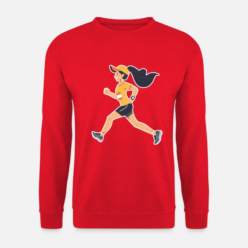 Runner Comic - Unisex Sweatshirt - red