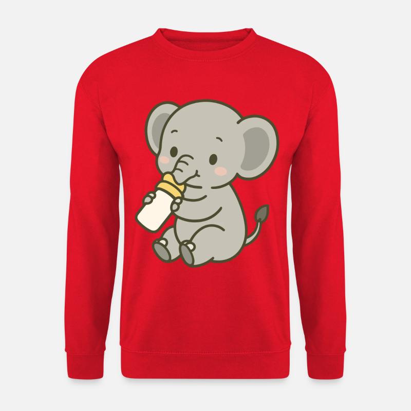 Tiny Trunk Sip - Unisex Pullover - Rot