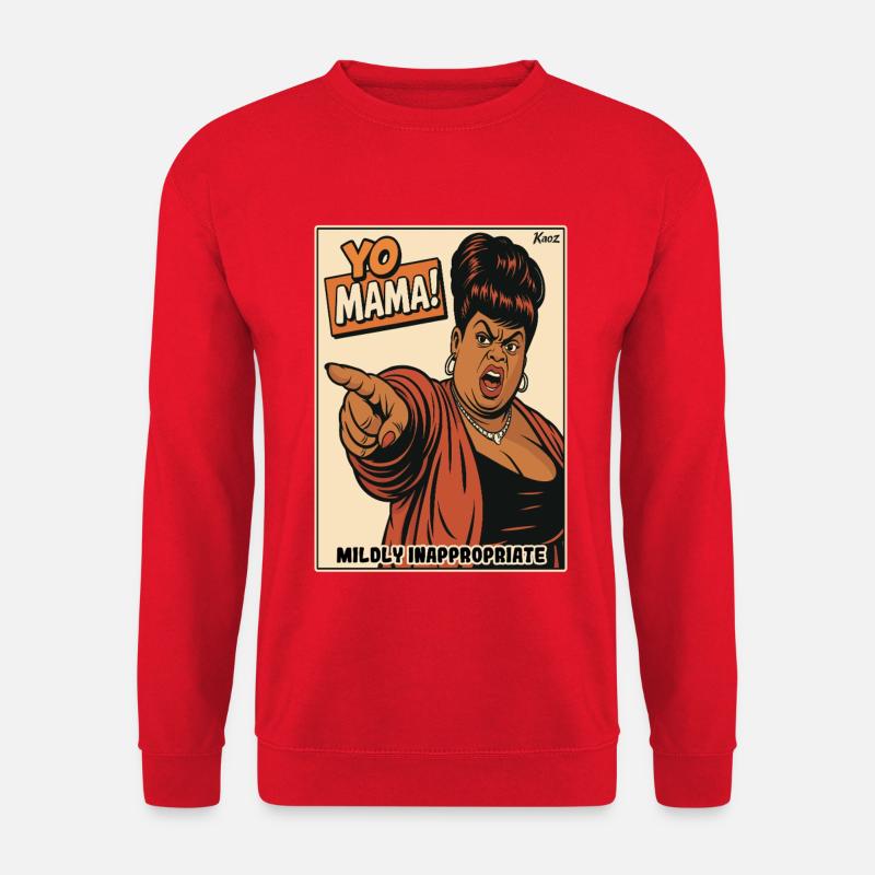 Empowered Mom Expresses Authority - Unisex Sweatshirt - red