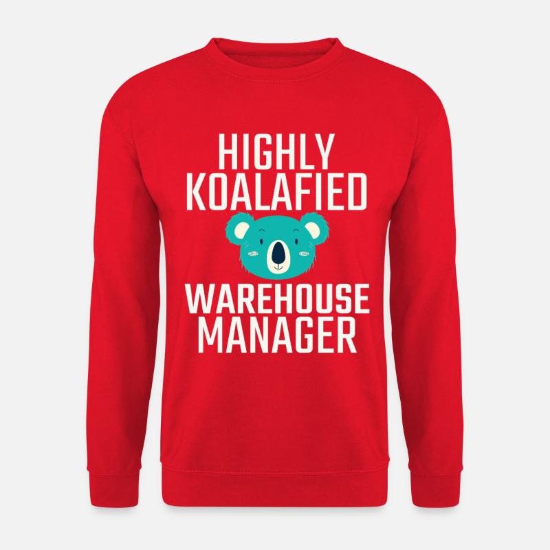 Responsable d’entrepôt Koalafied - Sweat-shirt Unisexe - rouge