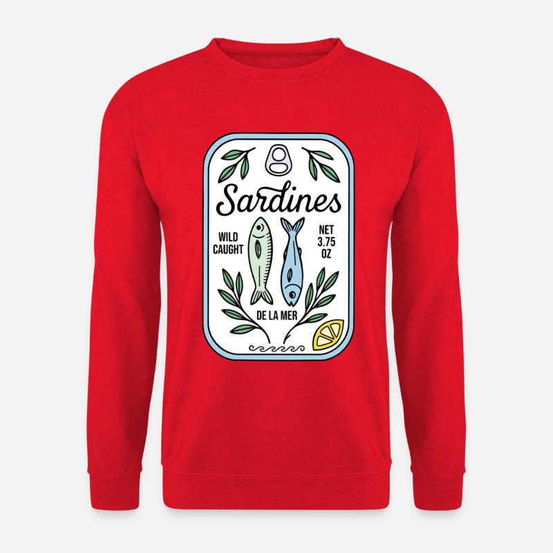 Sardinen - Unisex Pullover - Rot